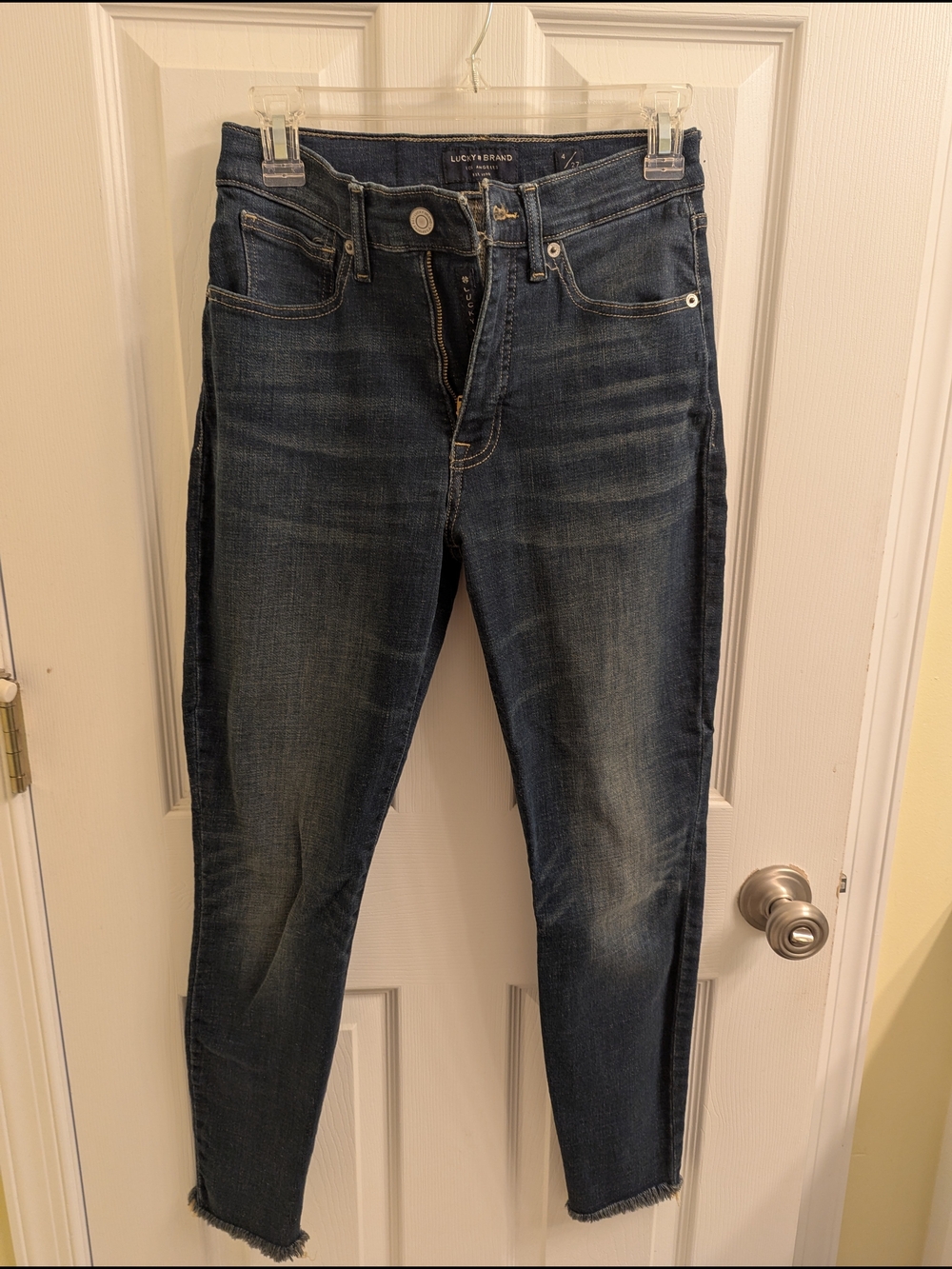 Lucky Brand Dark Wash High-Rise Slim Jeans